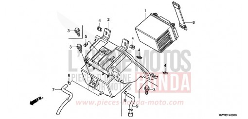 BATTERIE WW125EX2C de 2012